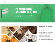 Tablet Screenshot of entomologyassociates.com